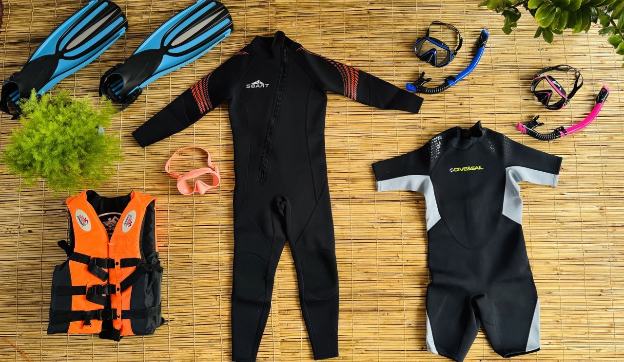 Scuba diver exploring a tropical reef in Sri Lanka